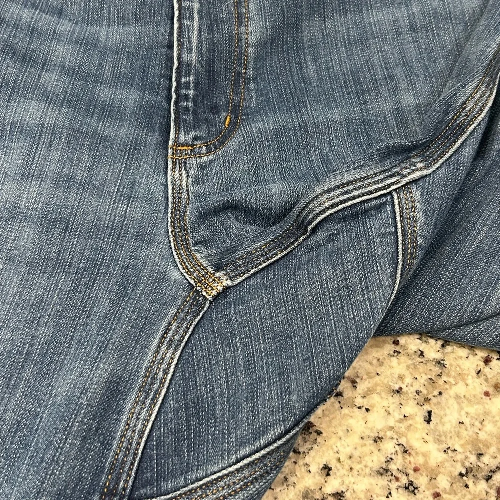 Duluth Trading Co‎ Men's  Relaxed Straight-Leg Ballroom Double Flex Jeans 46x30